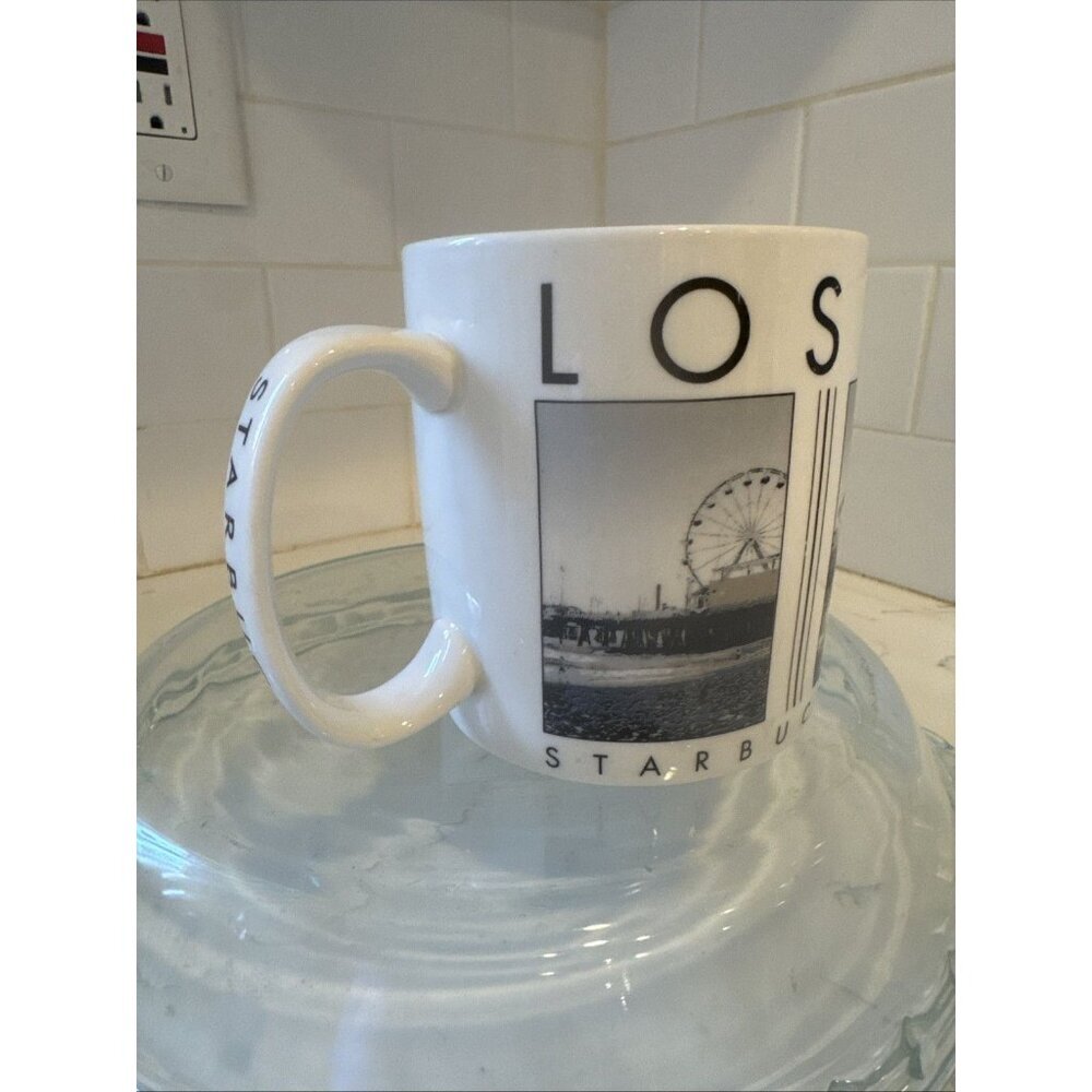 Starbucks 2005 City Scenes Series 18 oz Los Angeles Coffee Mug/Cup By Barista - Picture 12 of 14